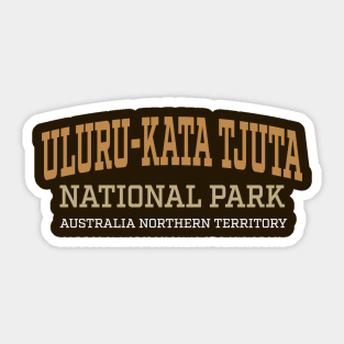 Uluru-Kata Tjuta National Park - Australia Northern Territory - Athletic Arch Sticker